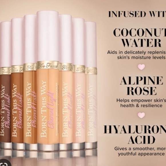 💕🌙Too Faced Honeybun Born This Way Ethereal Light Concealer - Picture 3 of 10